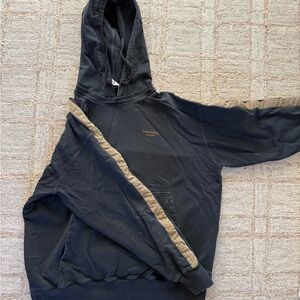 Acne Black Sweatshirt with Gold Logo